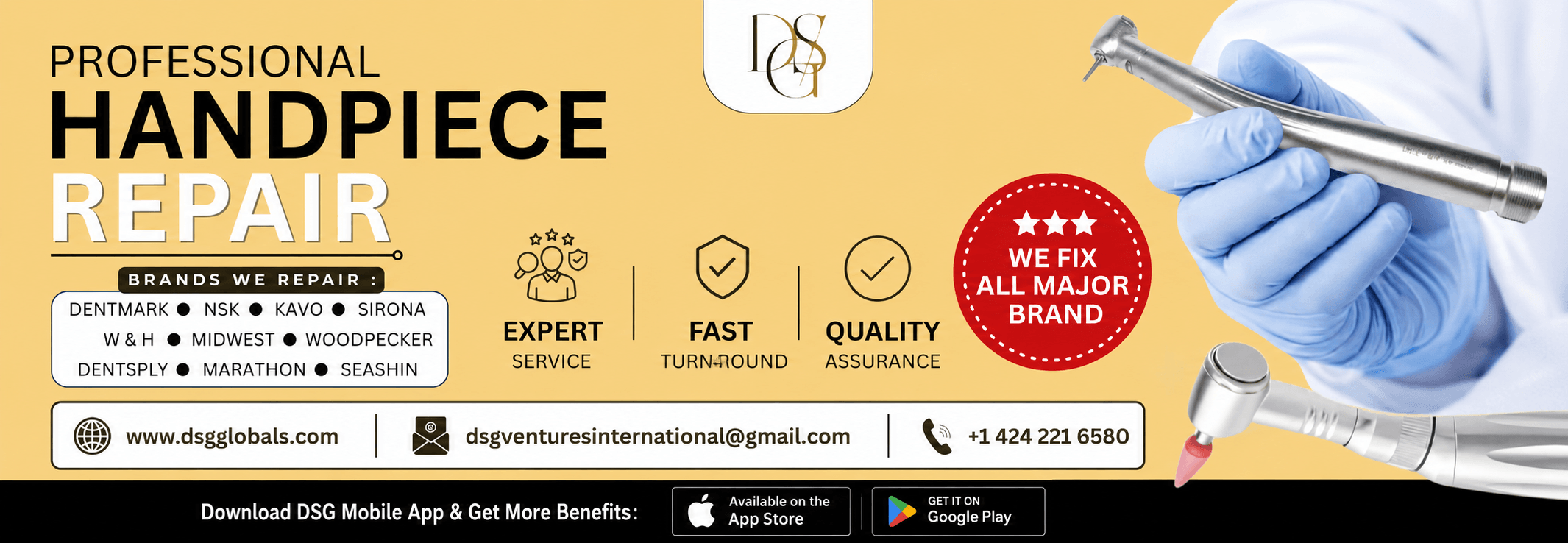 Professional Handpiece repair
