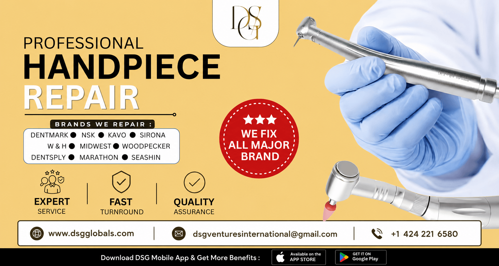 Professional Handpiece repair