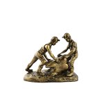 Dental Sculpture (Cooperation with Dental Tooth) - Brass Colour